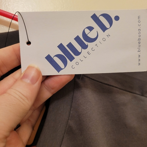 Blue B. Collection Cosmic Cowgirl Feather Boa Hem Gray Lime Green Tee Size Large - Picture 9 of 9